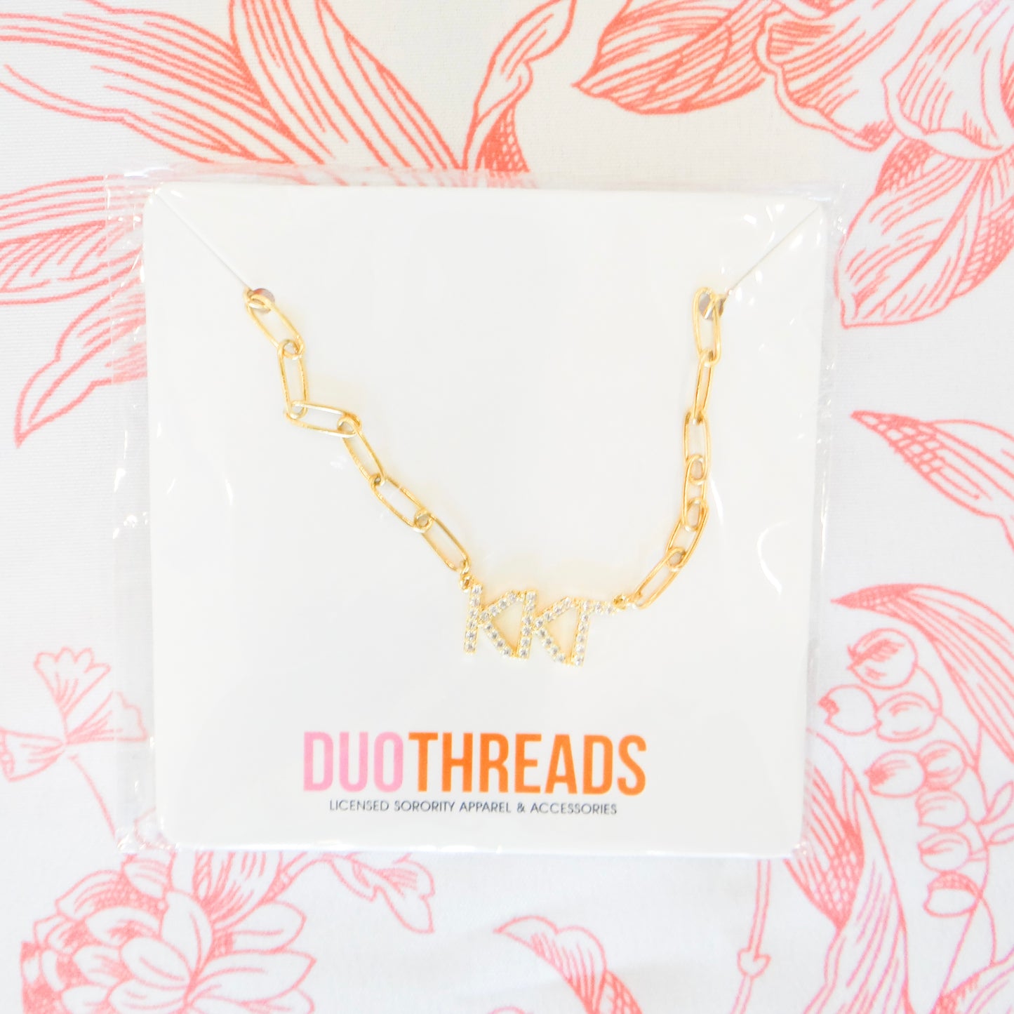 Sorority Rhinestone Necklace