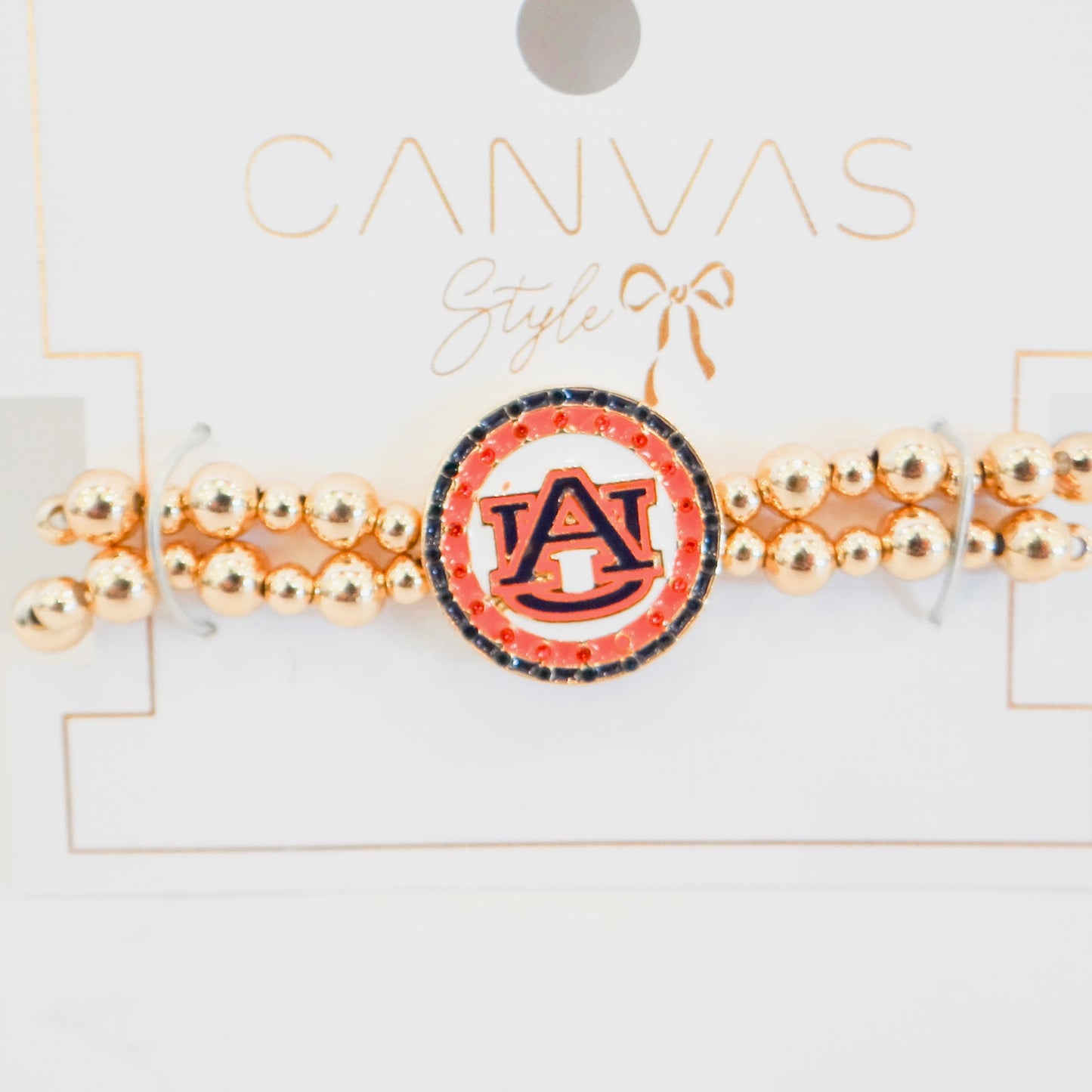 Auburn Disk Bracelet