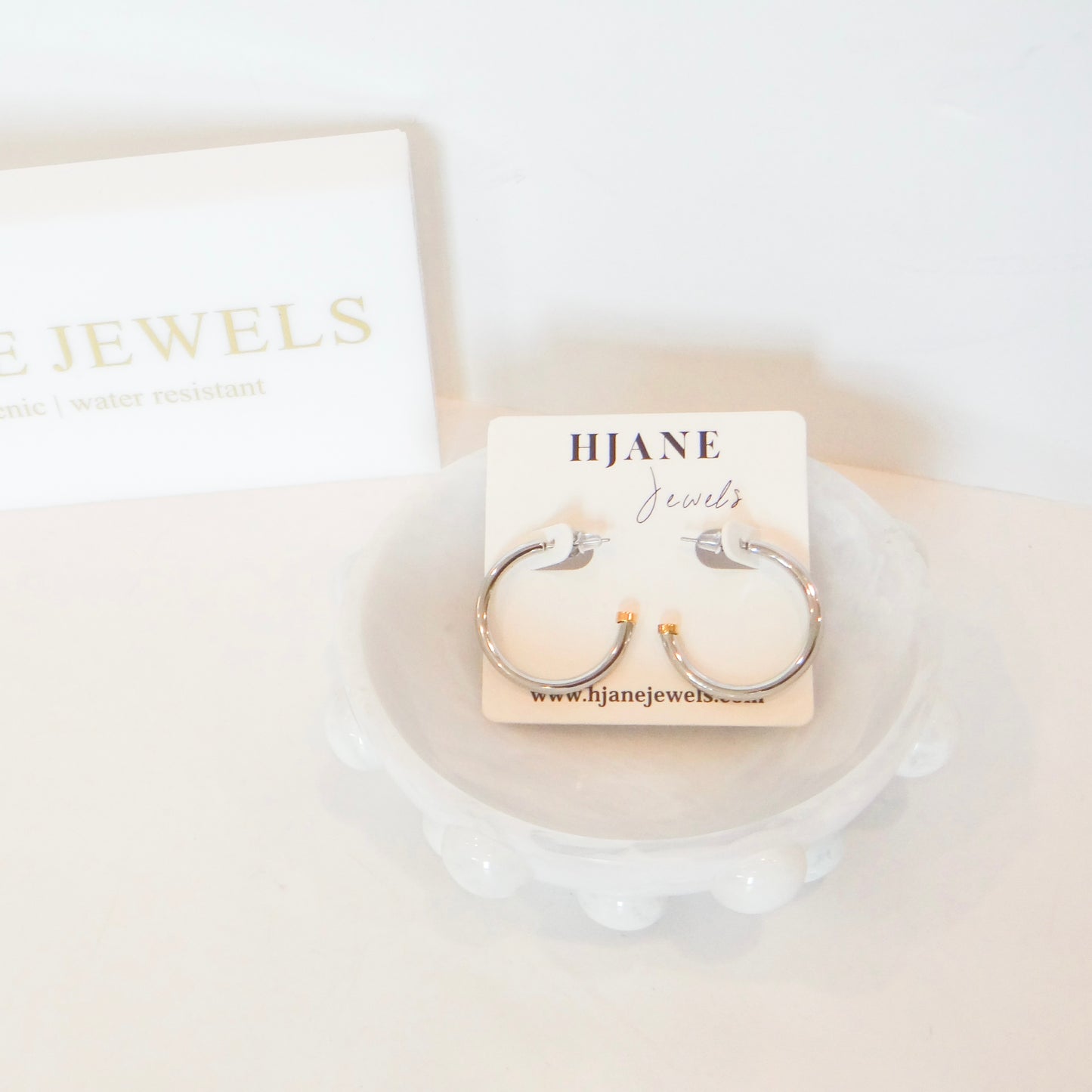 Ella Two Toned Hoops