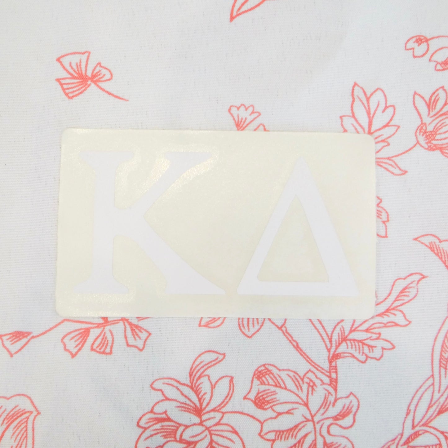 Sorority 2" Car Decal White