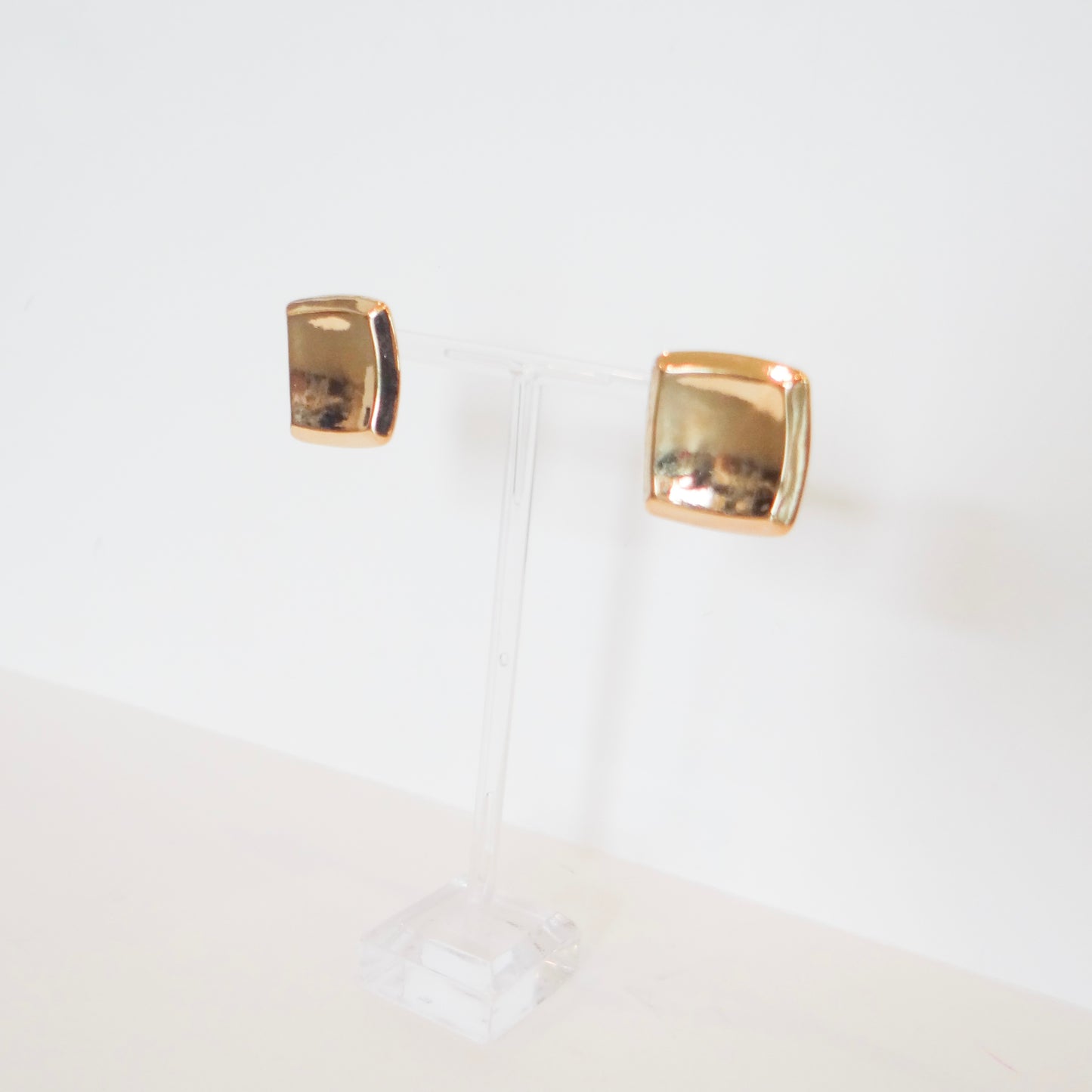 Square Gold Stud
