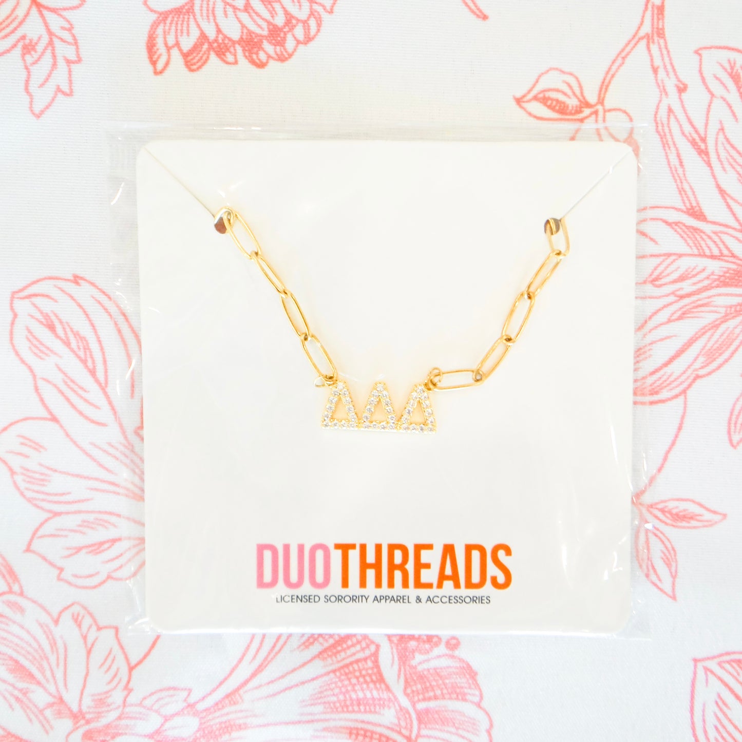 Sorority Rhinestone Necklace