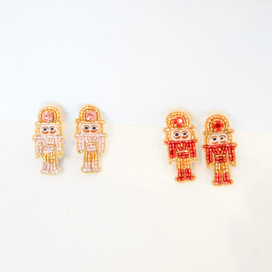 Christmas Nutcracker Stud Earrings
