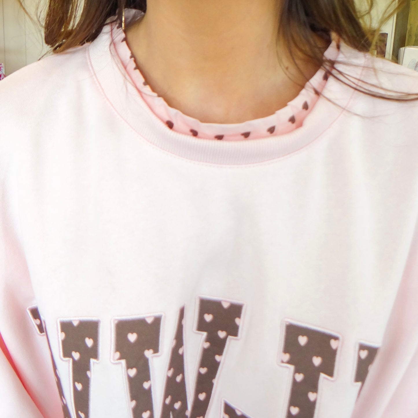 WWJD Heart Crew Neck