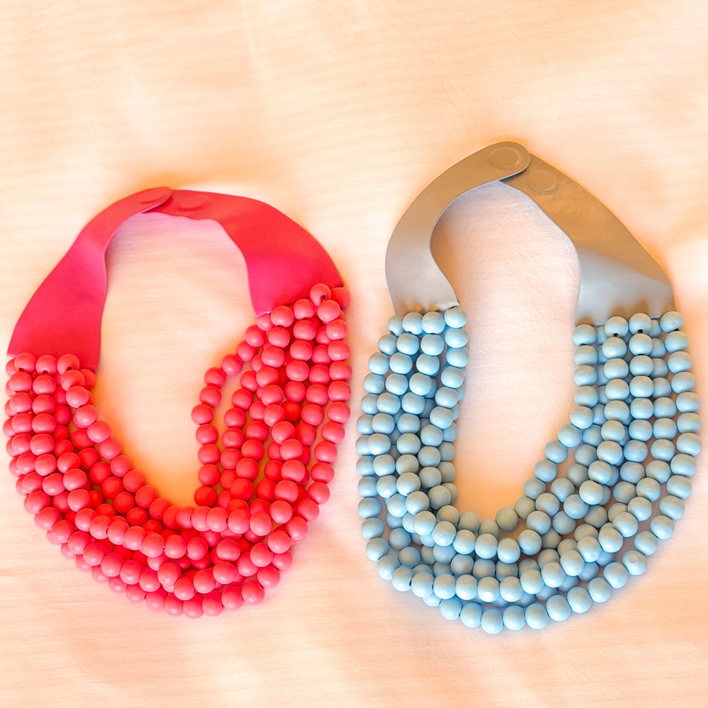 Blue Skies & Pink Tides Necklace