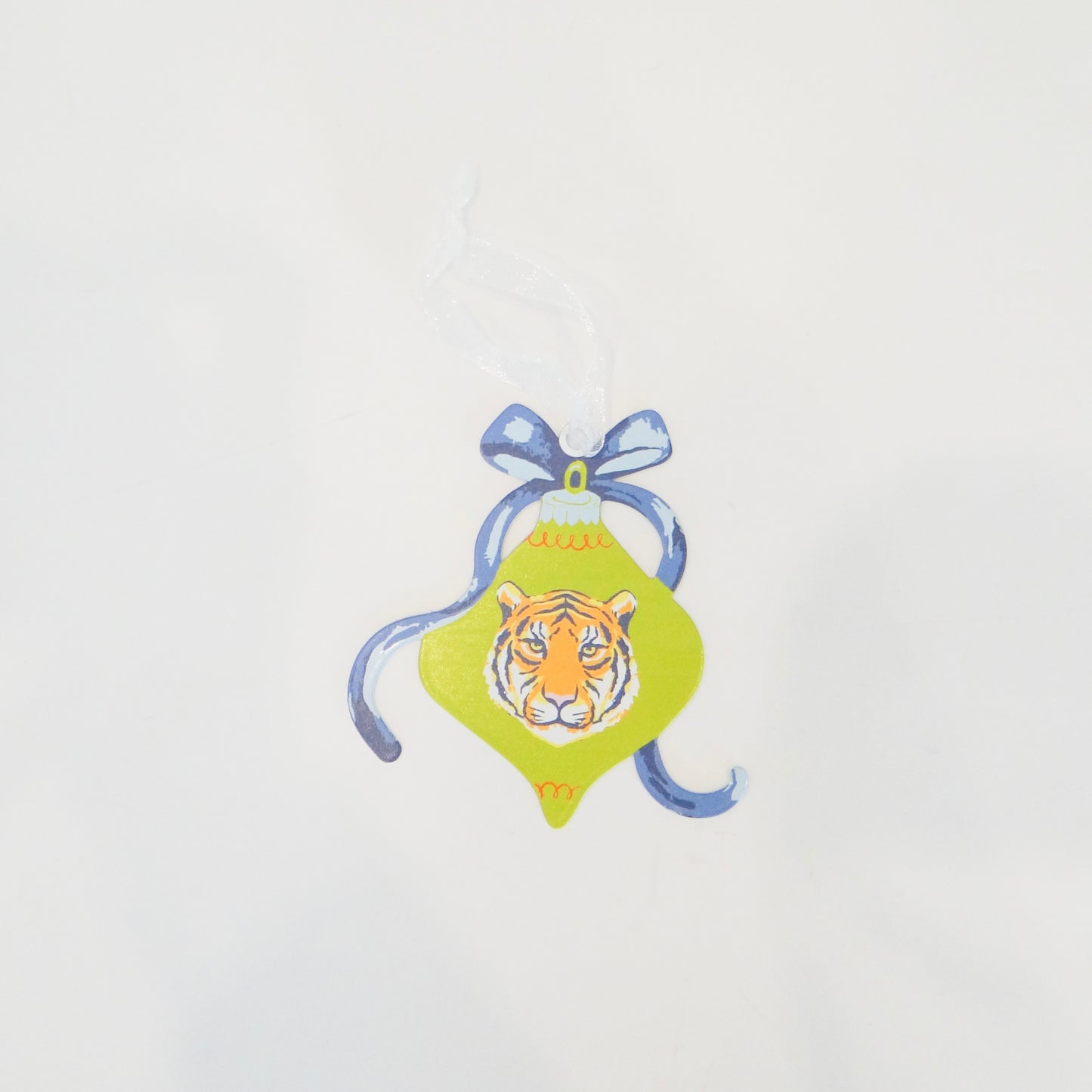Tinsel Tiger Ornament