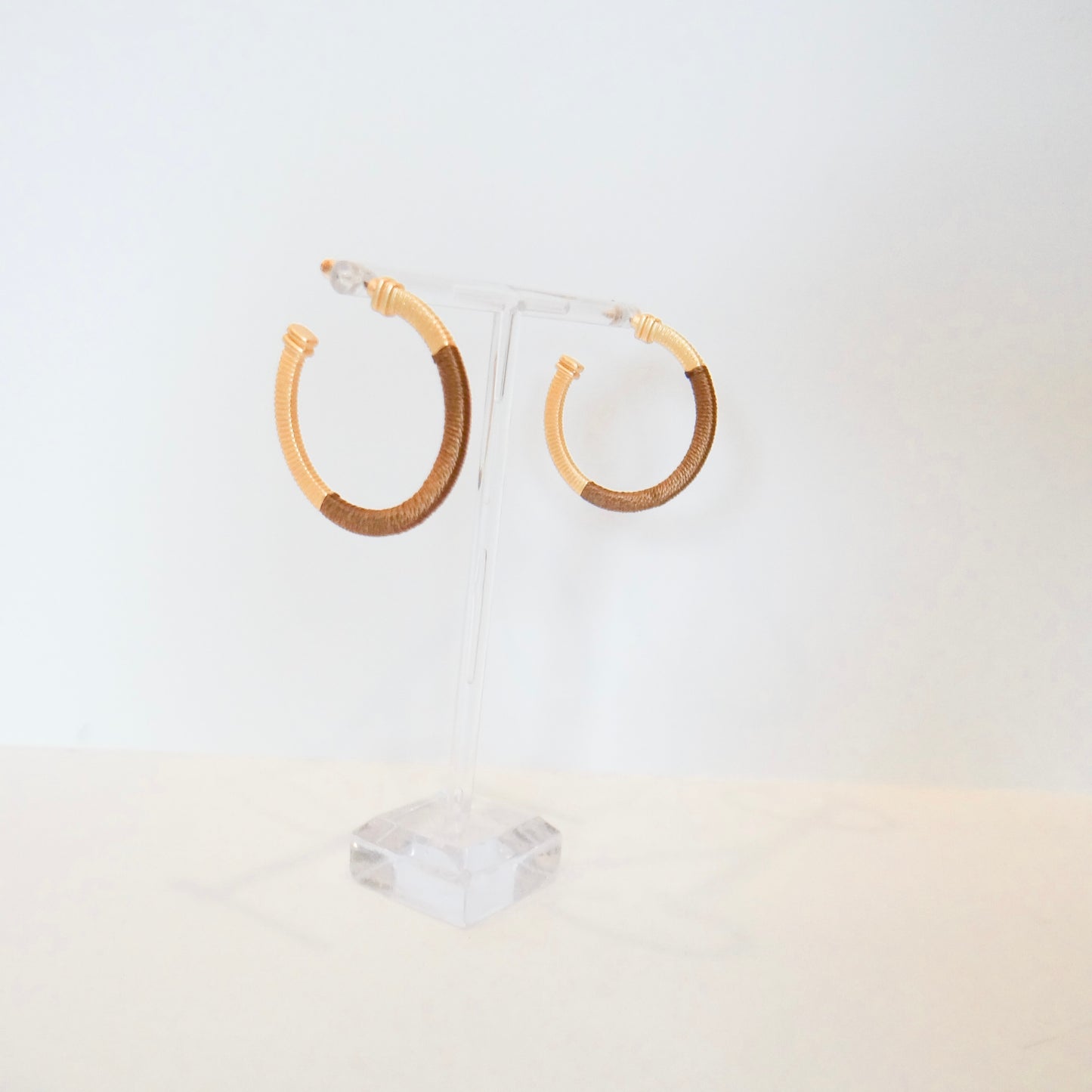 Mocha Gold Hoops