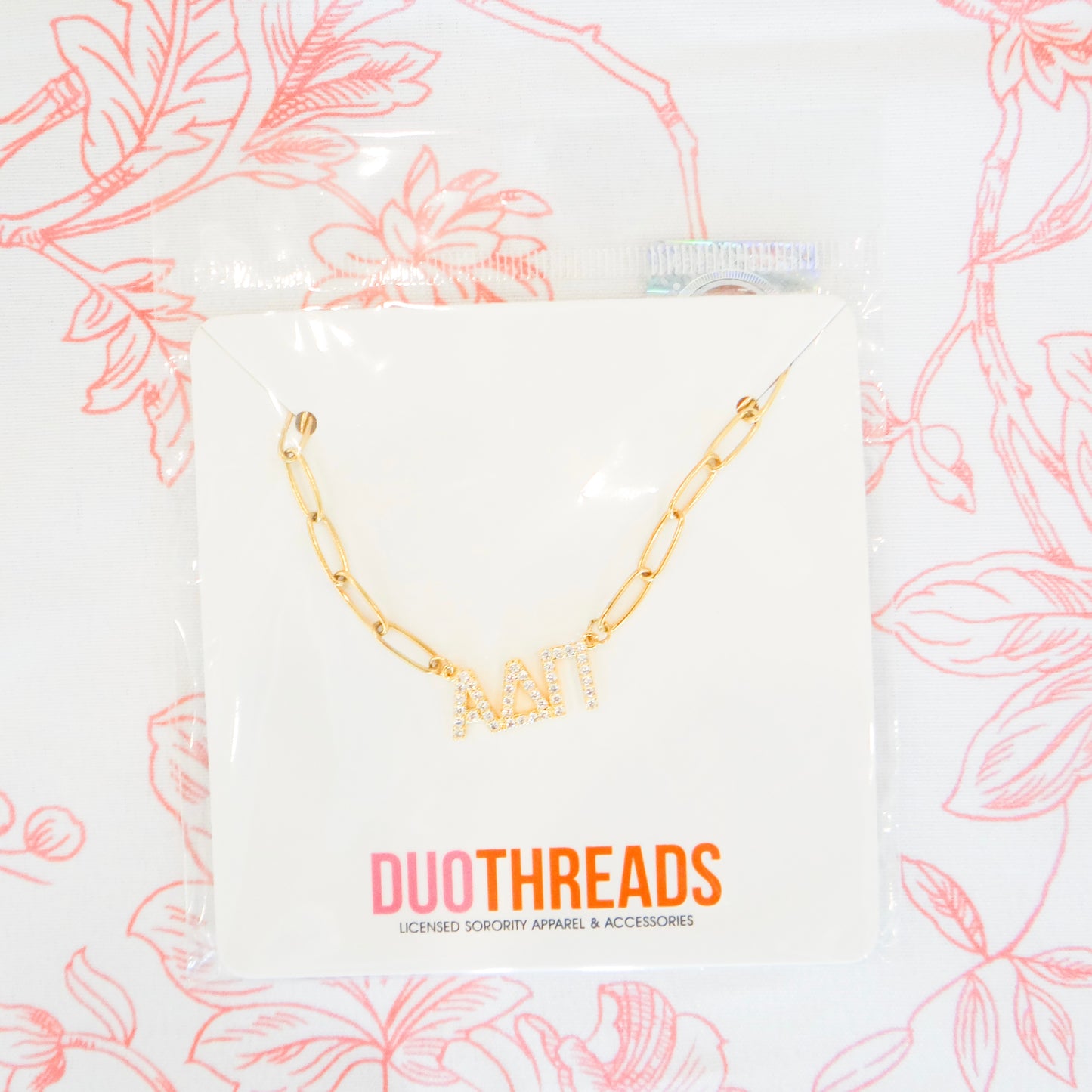 Sorority Rhinestone Necklace