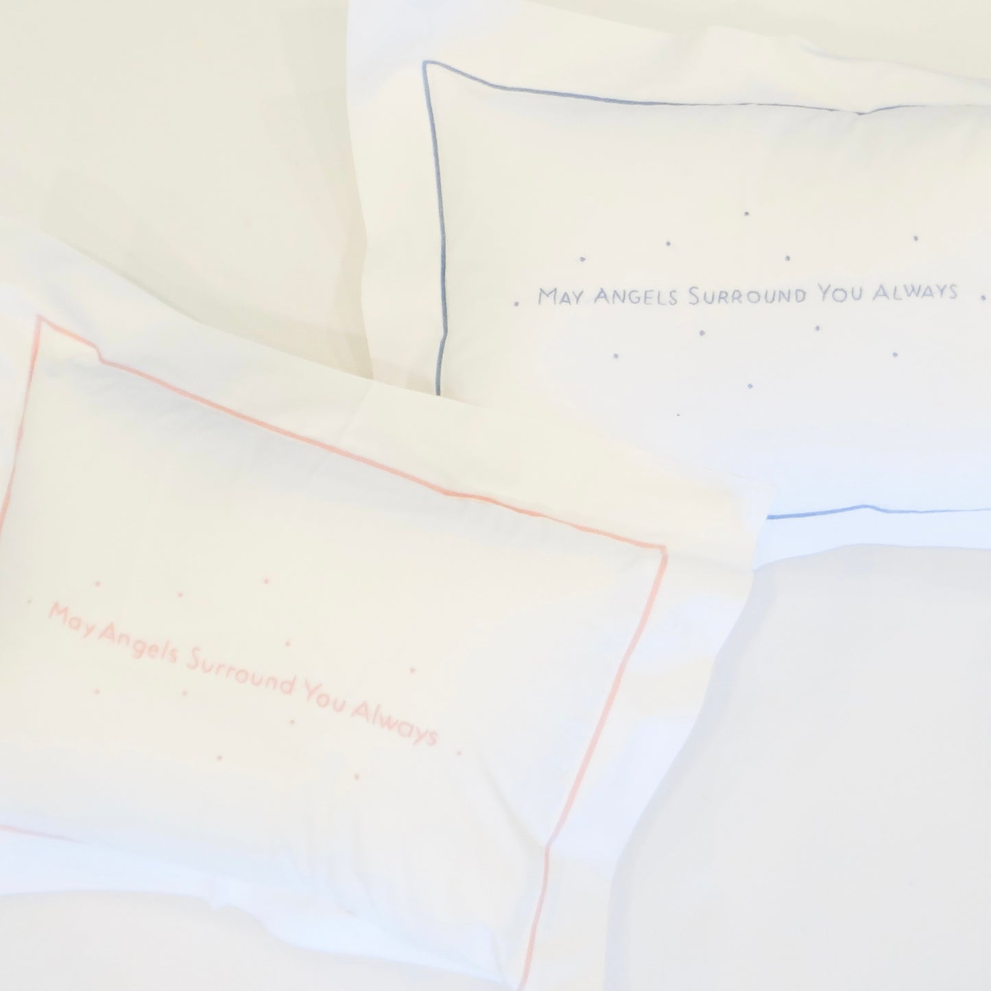 May Angels Surround You Pillow