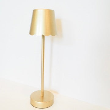 Cordless Table Lamp Scalloped