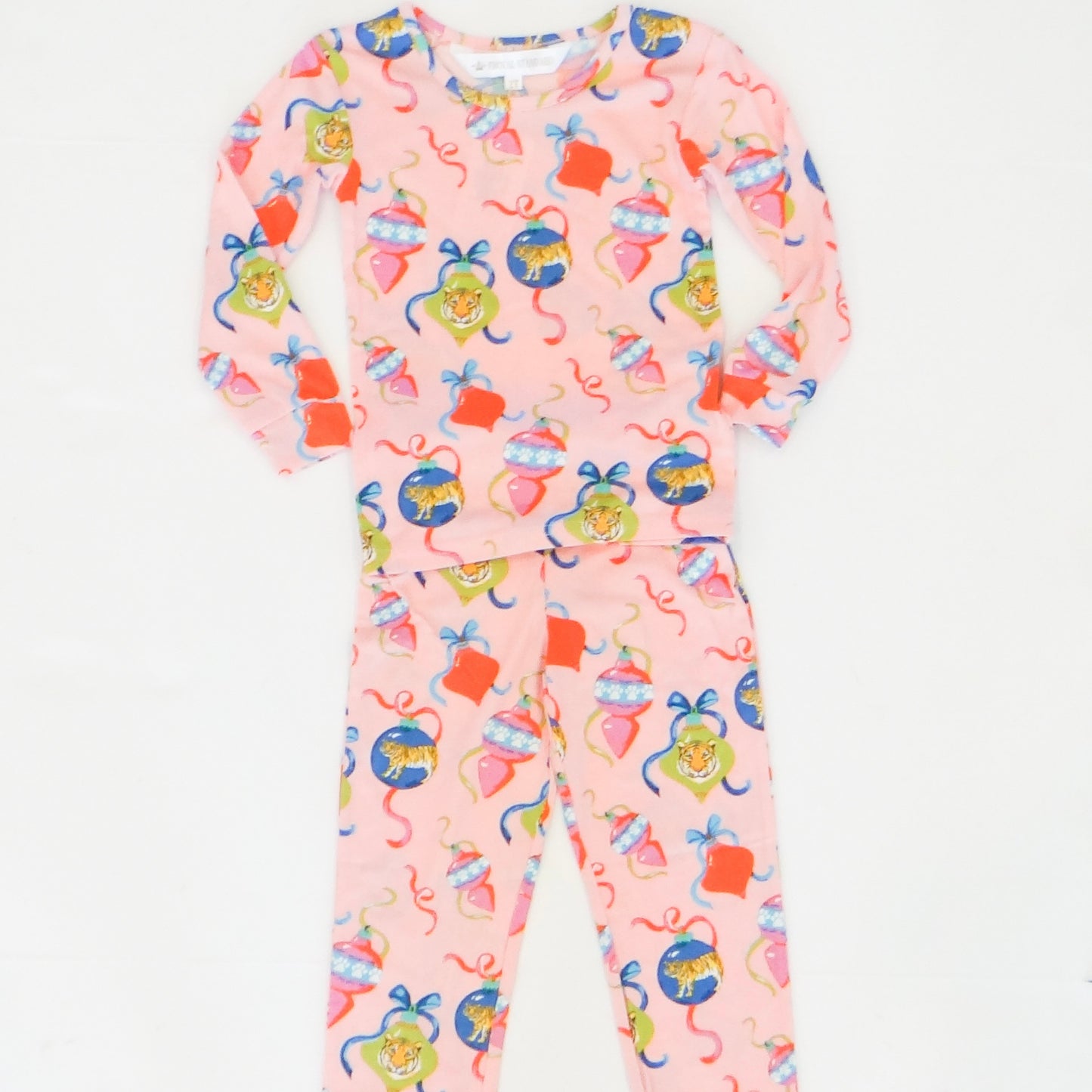 Kid's Tinsel and Tiger Long Sleeve Pajamas