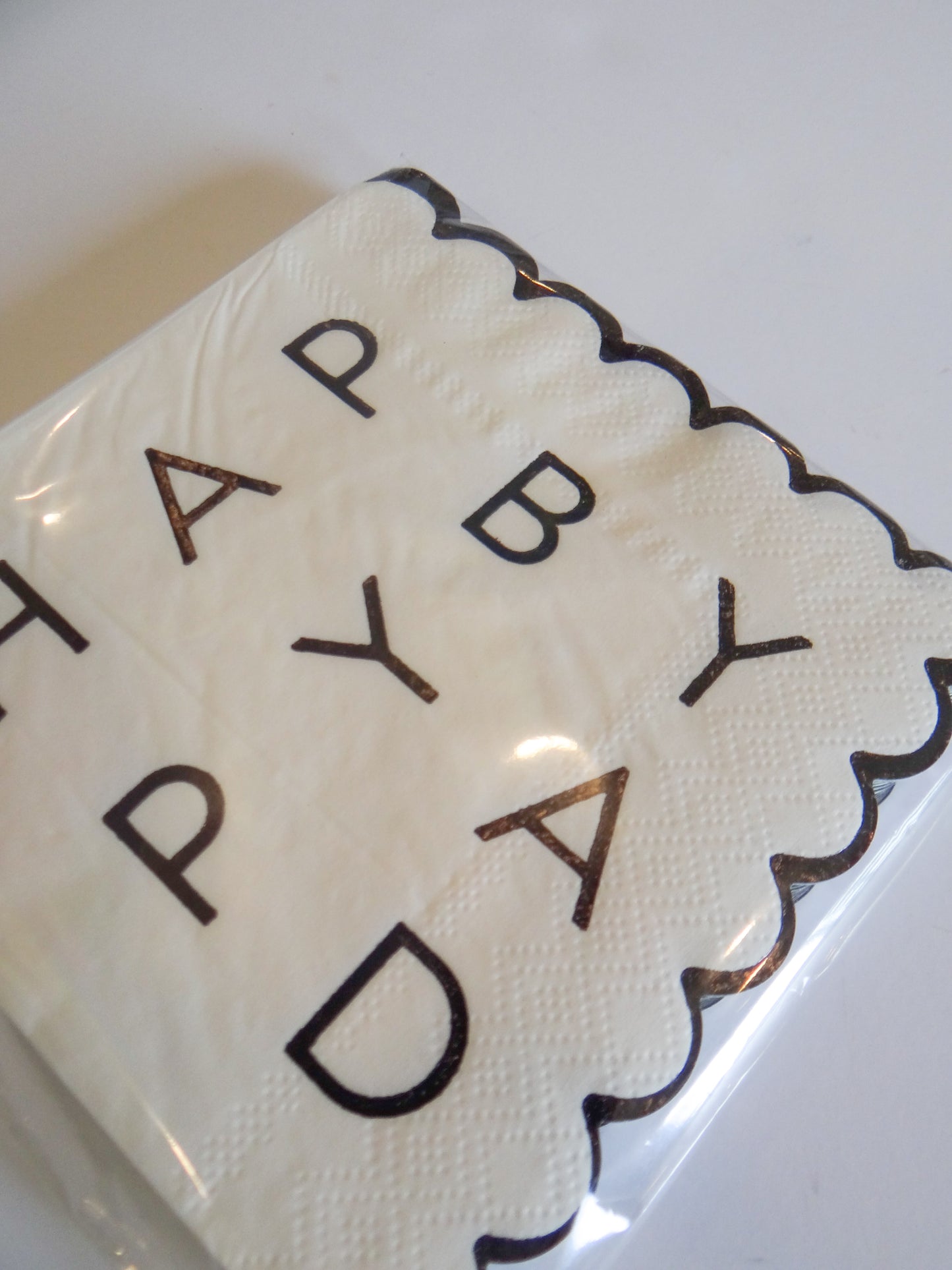 Scallop Birthday Cocktail Napkins