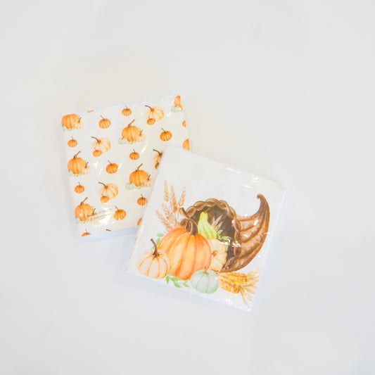 Cornucopia Cocktail Napkins