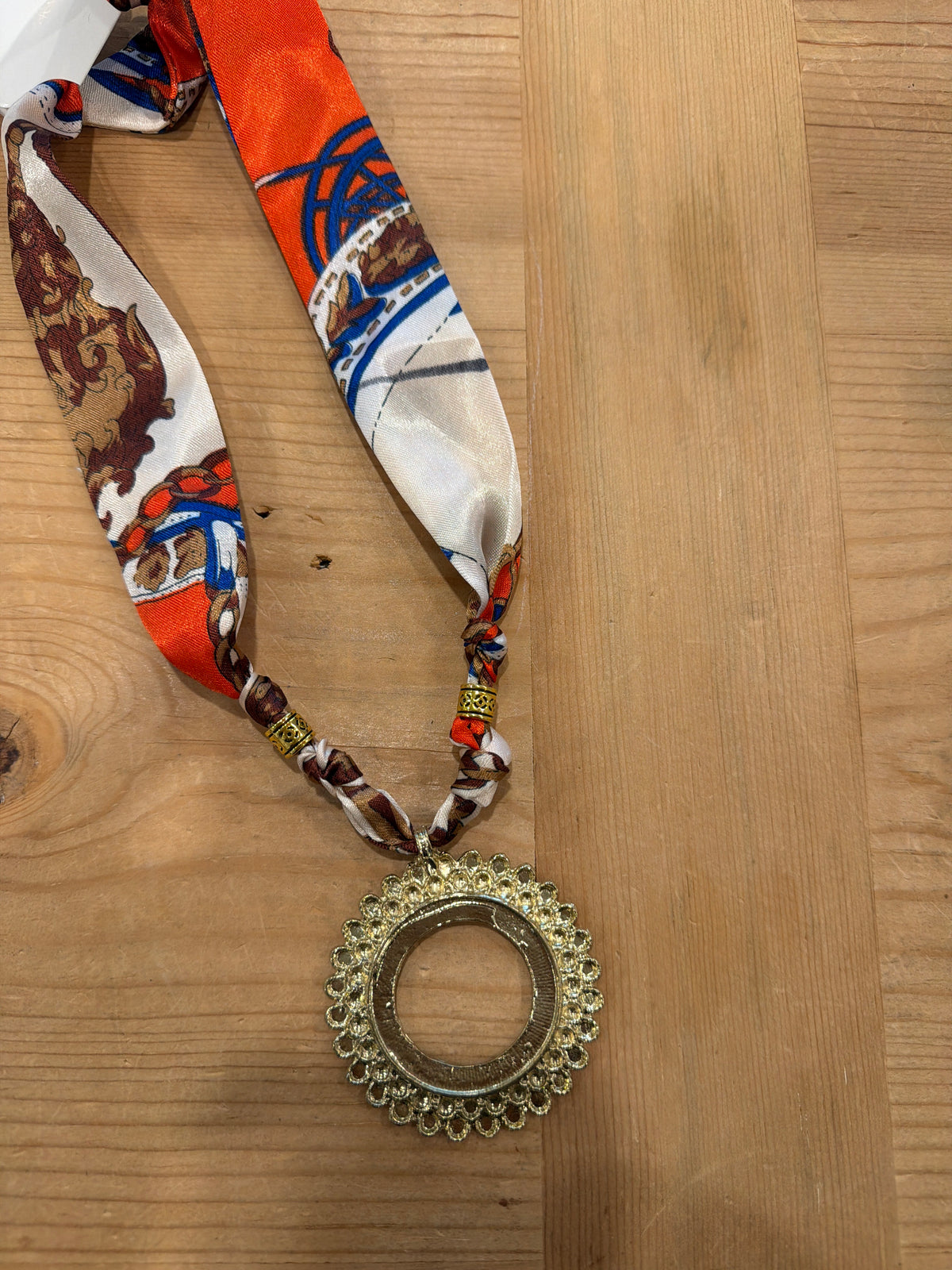 Scarf Charm Necklace