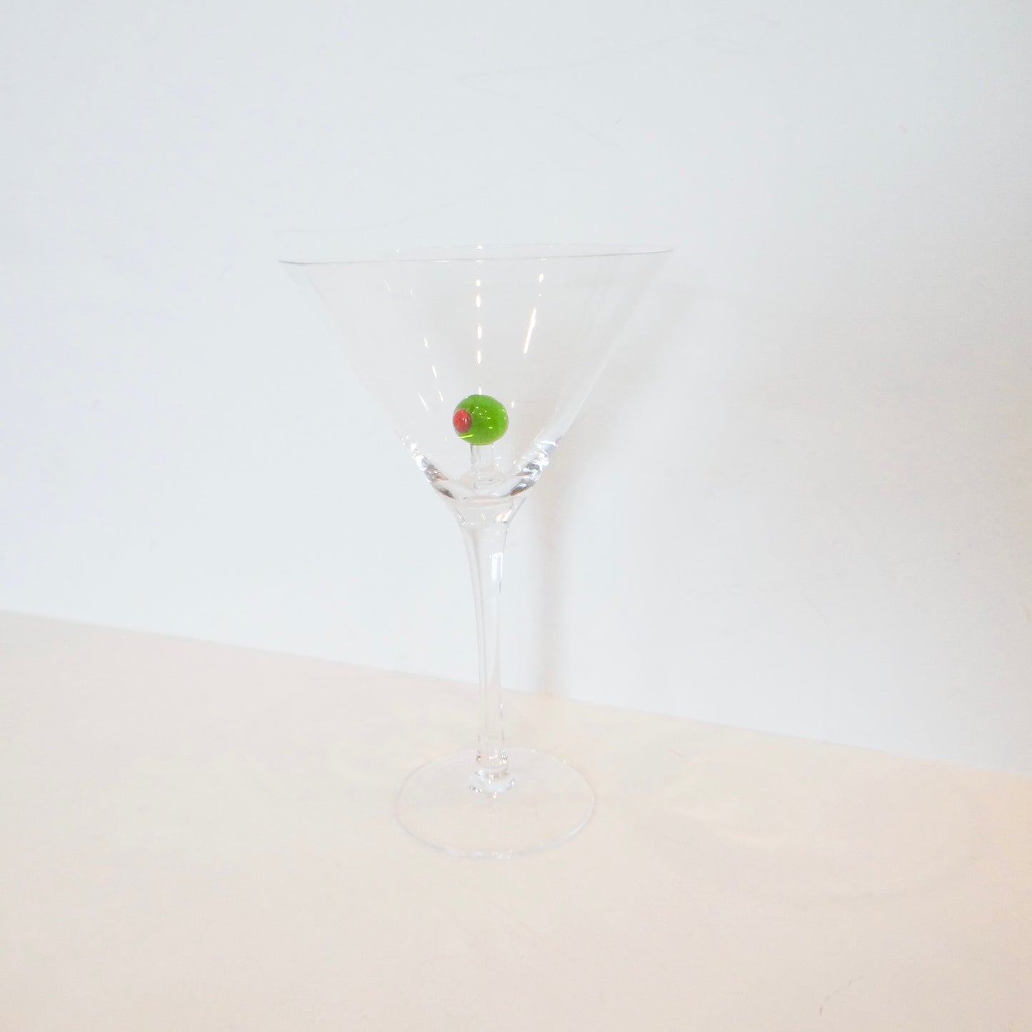 Olive You Martini Glass