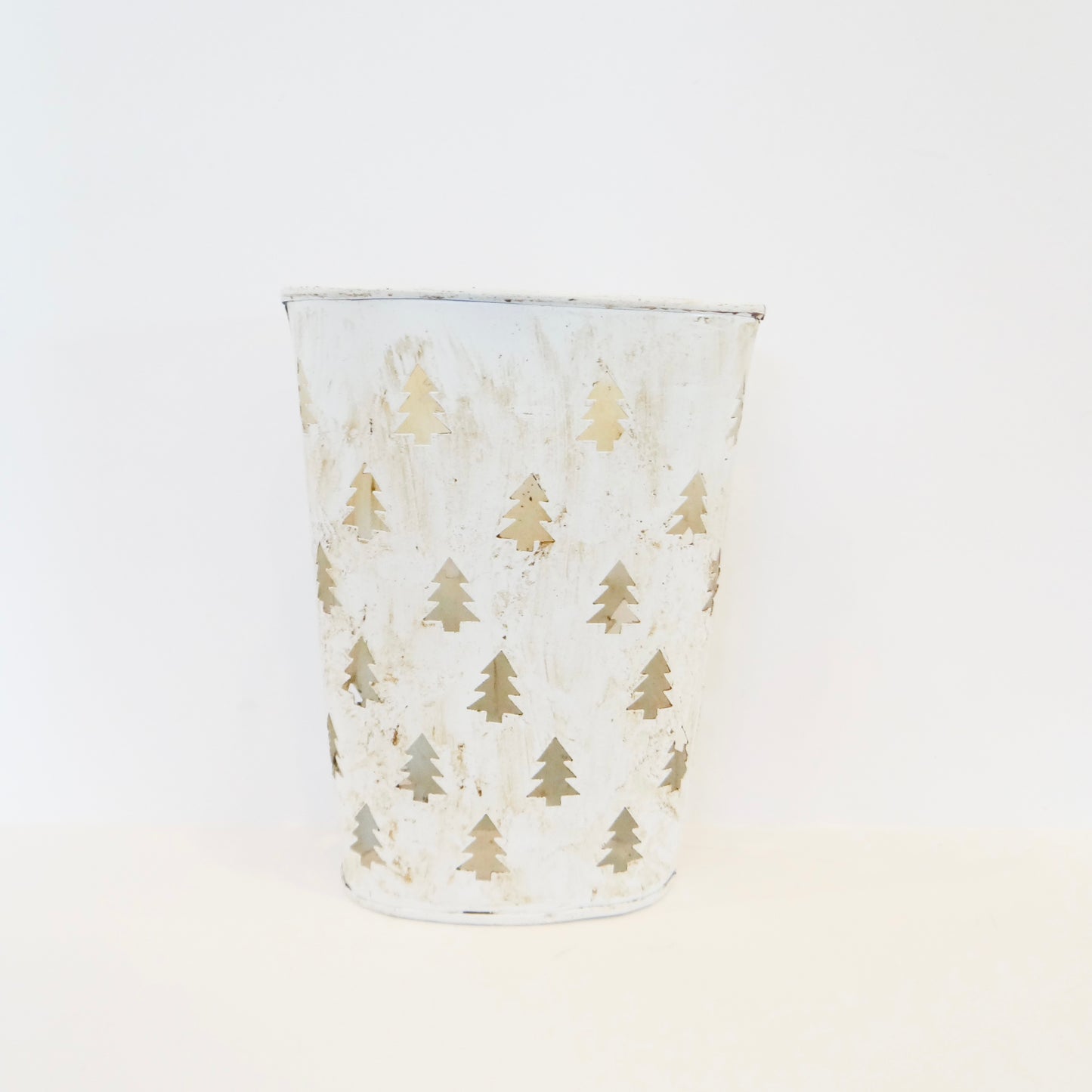 Antique Christmas Tree Gift Tin