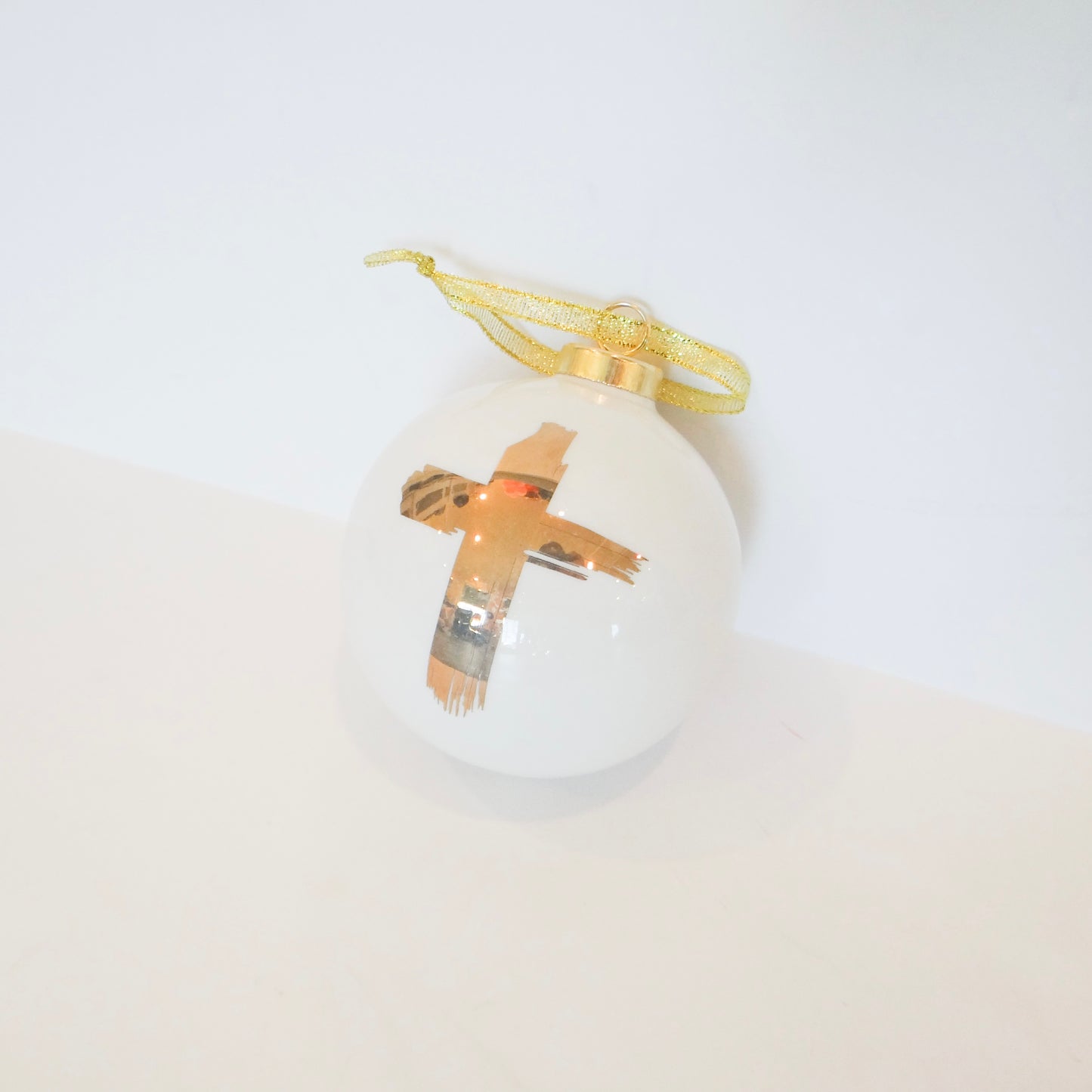 Cross Ball Ornament