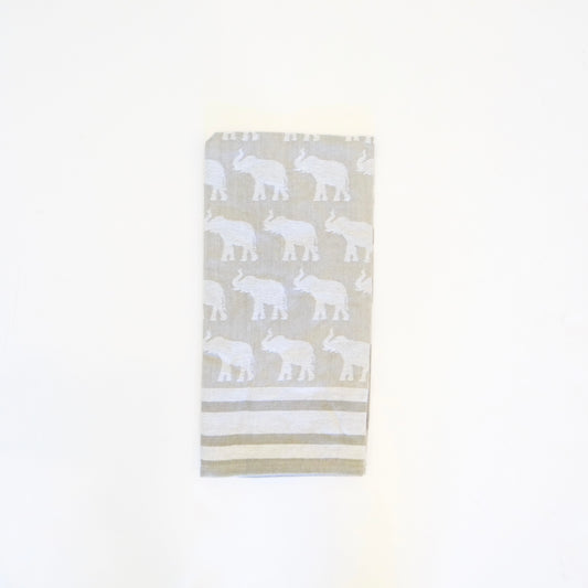 Elephant Stomp Jacquard Hand Towel