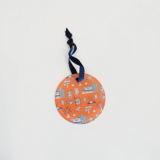 Auburn Glass Ornament