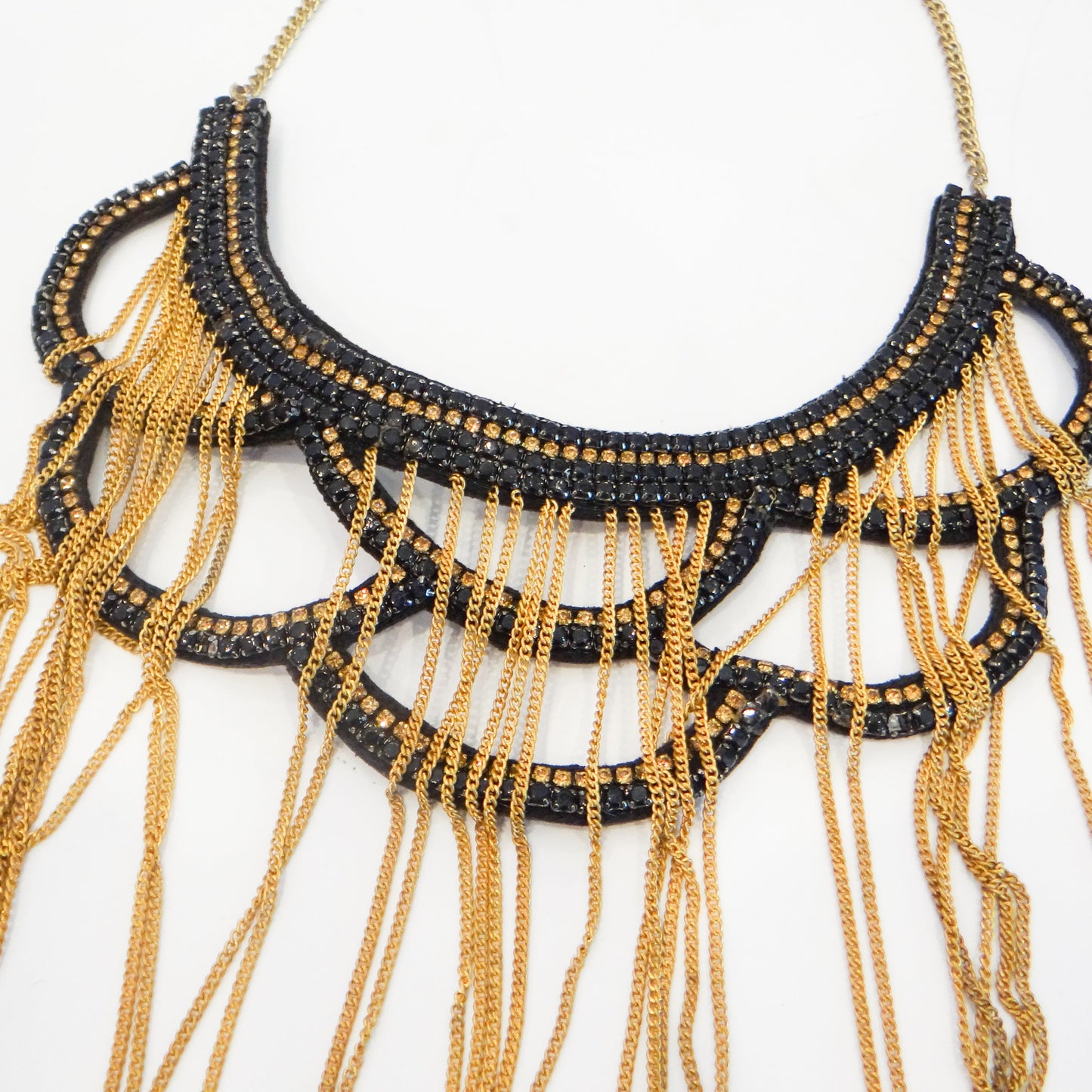 Midnight Fringe Necklace