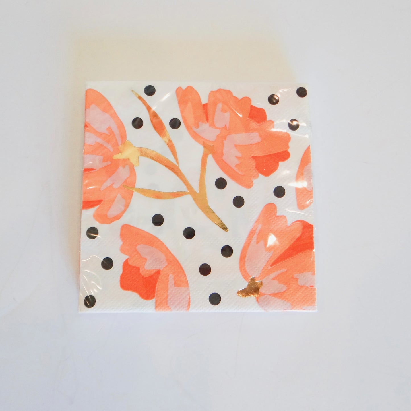 Floral Foil Napkins