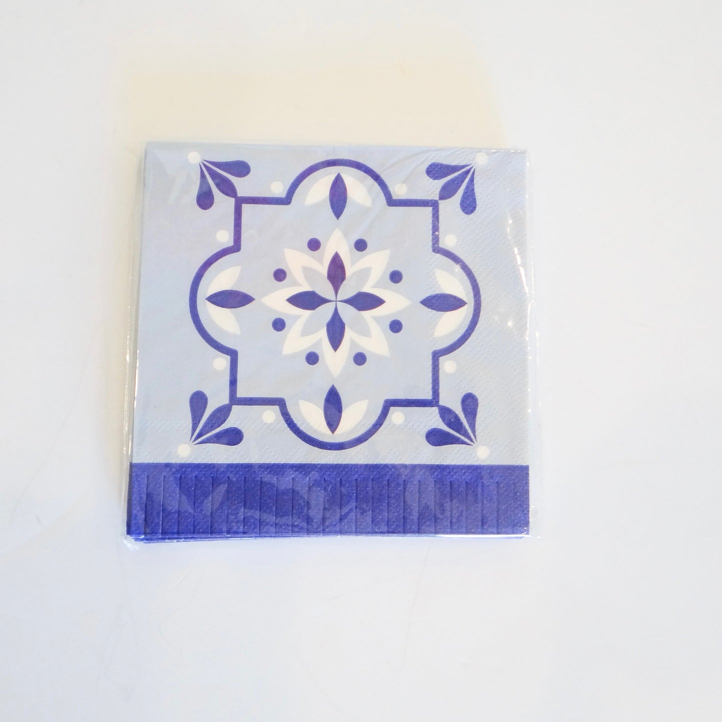 Mediterranean Tile Fringe Napkins