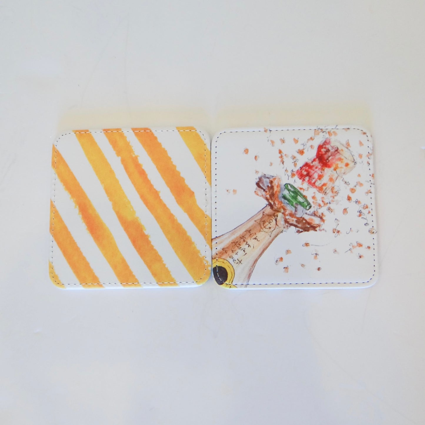 Champagne Bubbly Coasters