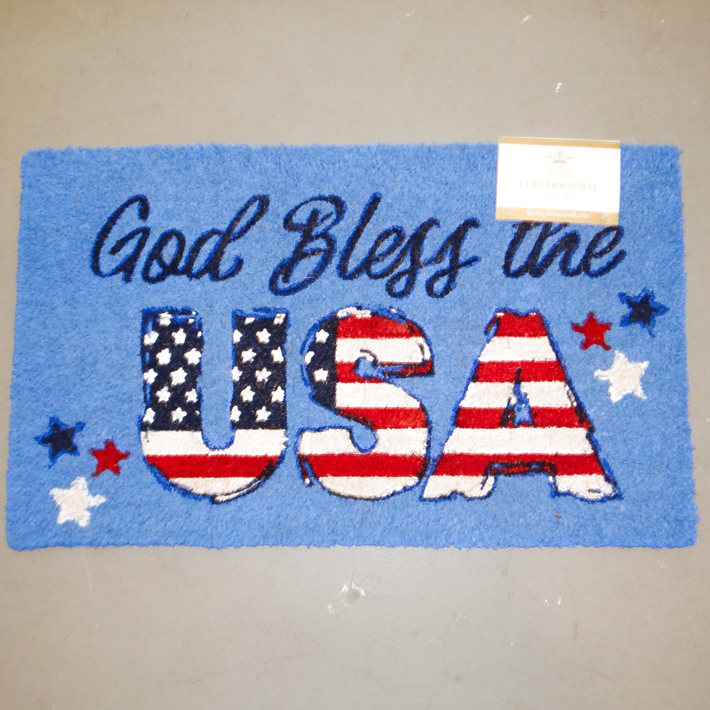 God Bless the USA Doormat