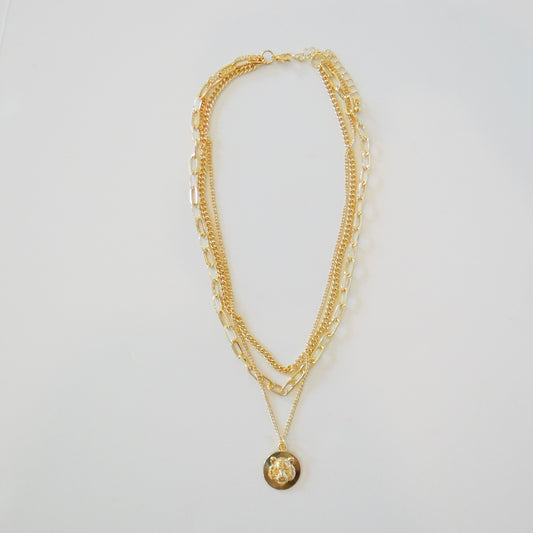 Layered Tiger Necklace
