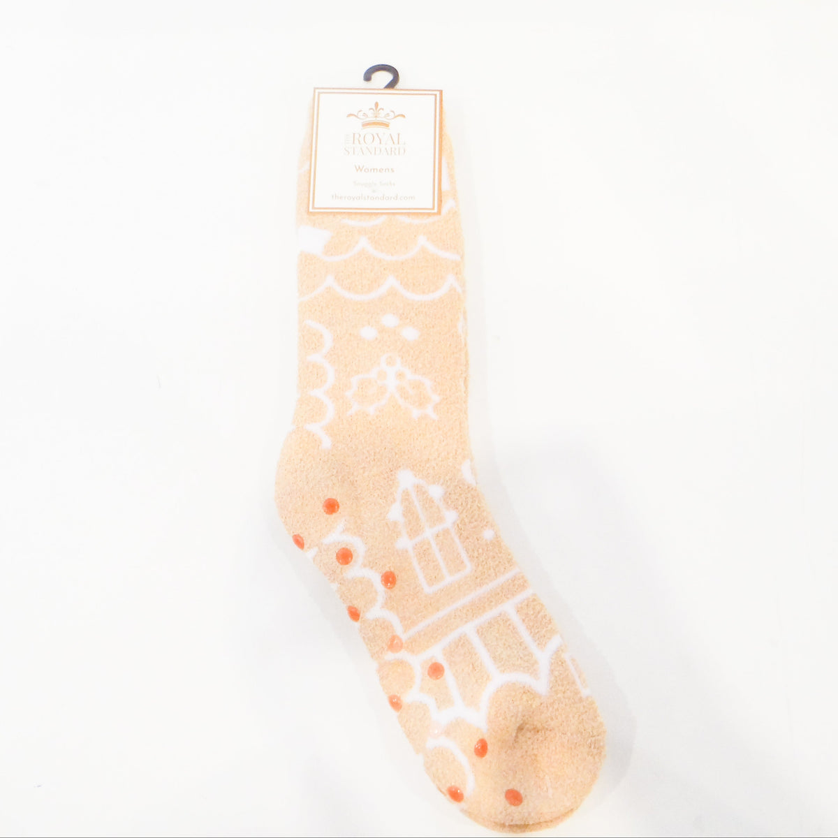 Womens Gingerbread Snuggle Socks