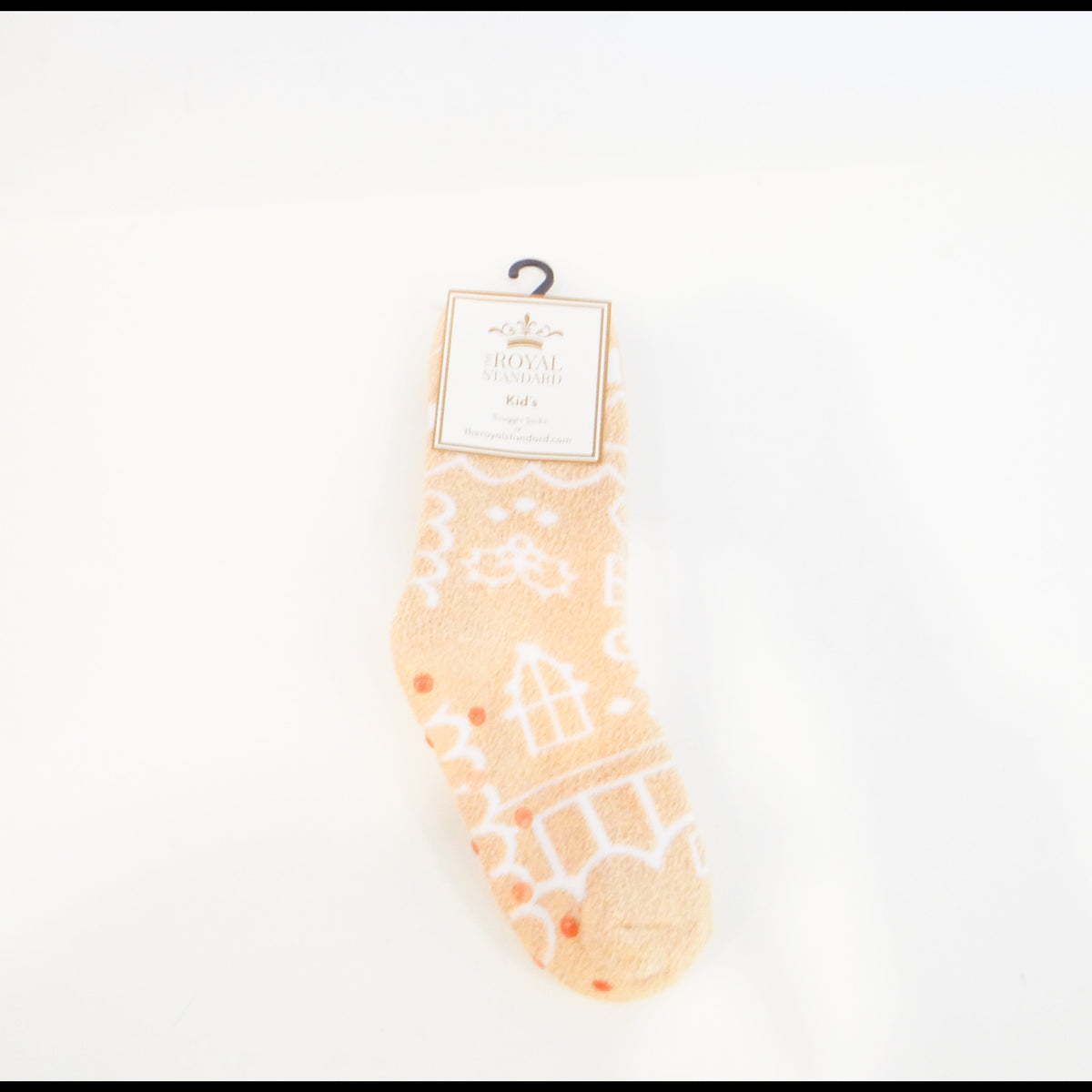 Kids Gingerbread Snuggle Socks