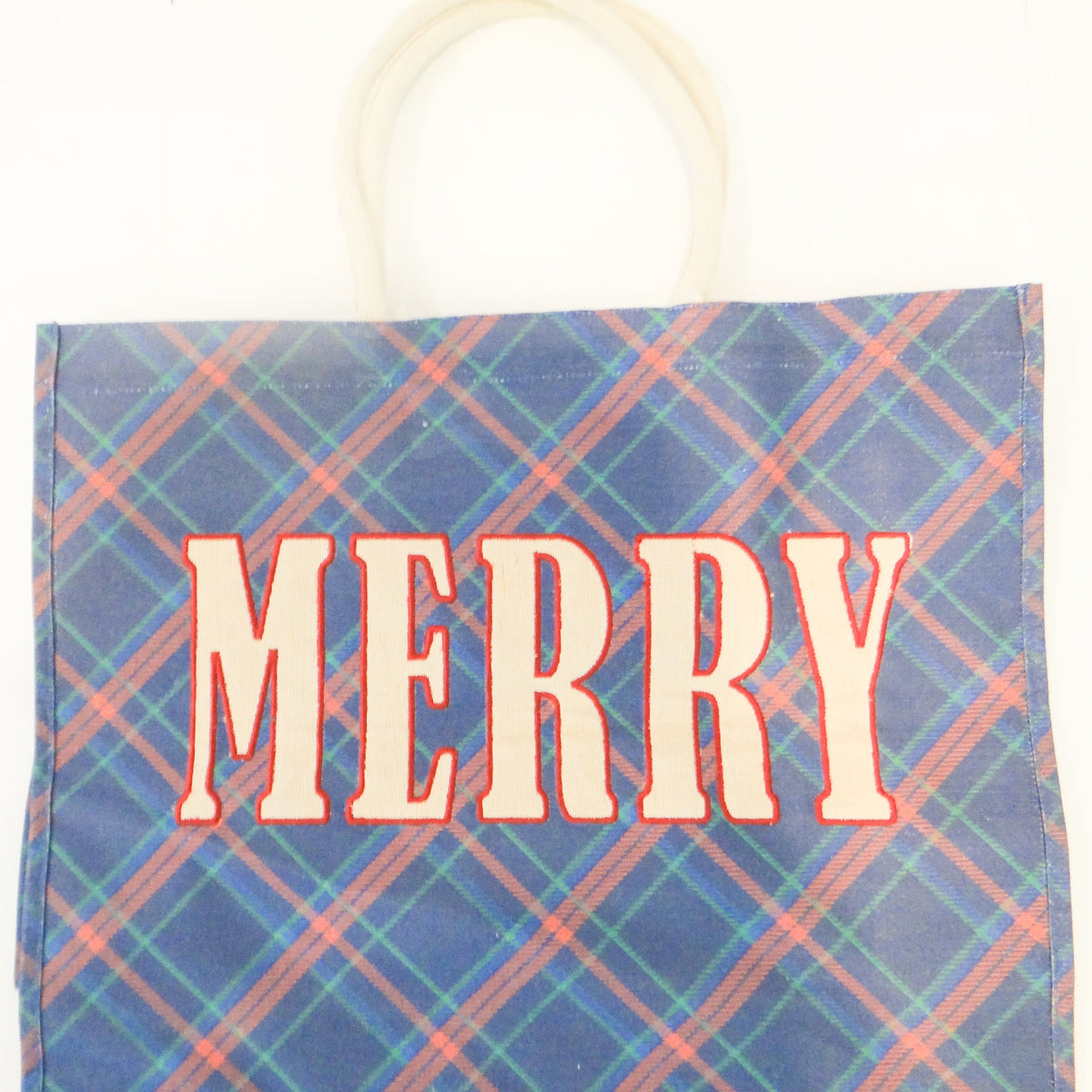 Plaid Merry Carryall Tote
