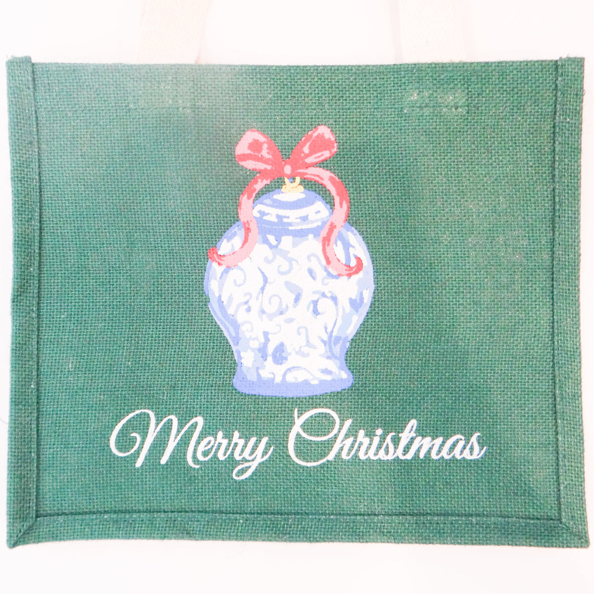 Chinoiserie Christmas Gift Tote
