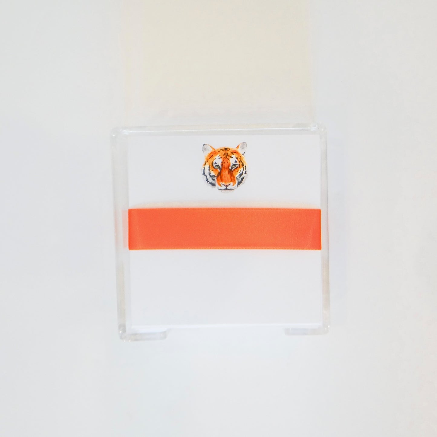 Tiger Face Square Desk Set