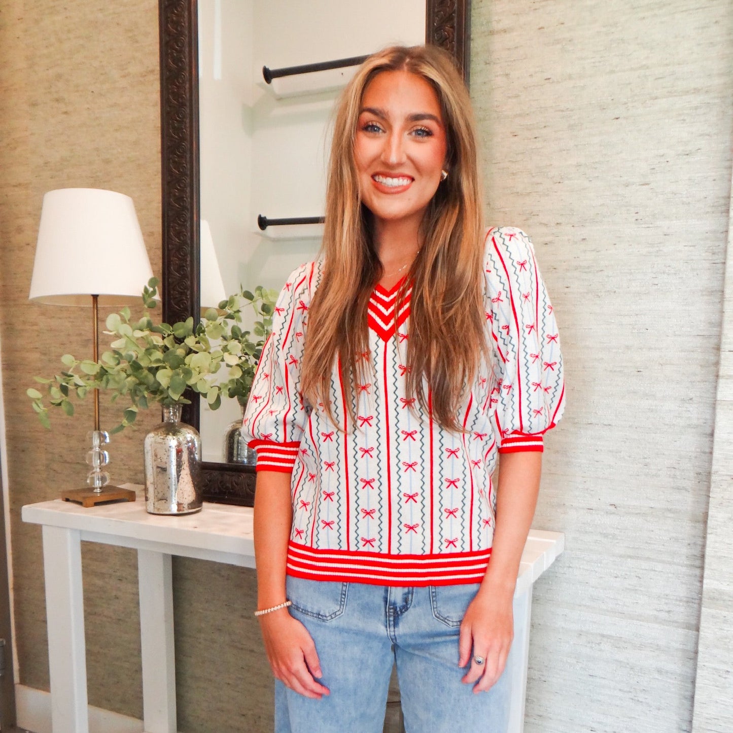 Faith in a Bow Sweater
