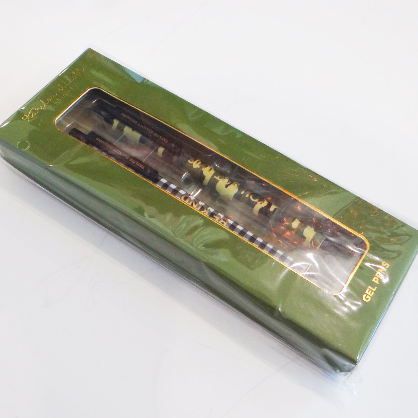 Camo and Gingham Gel Pen Set