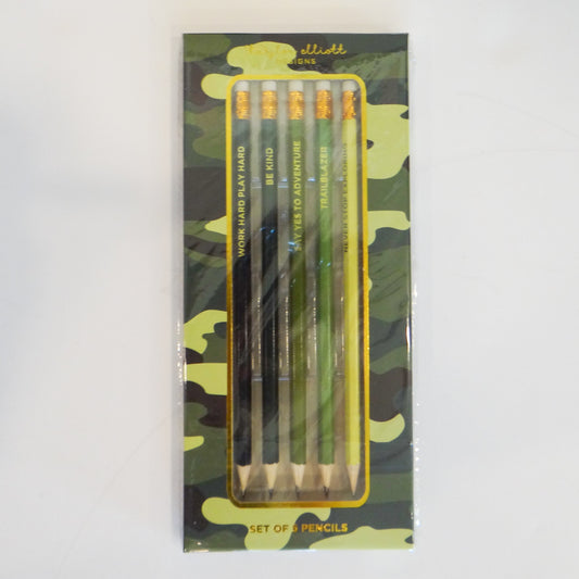 Camo Pencil Set
