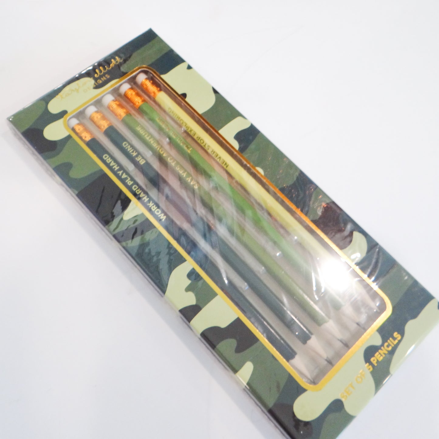 Camo Pencil Set