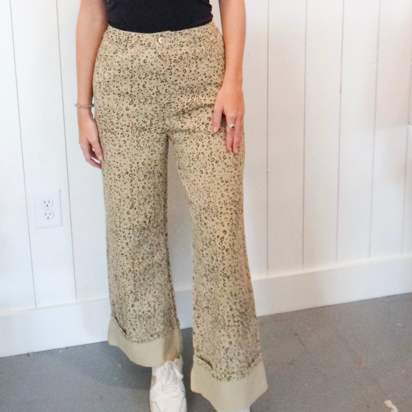 Leopard Print Jeans