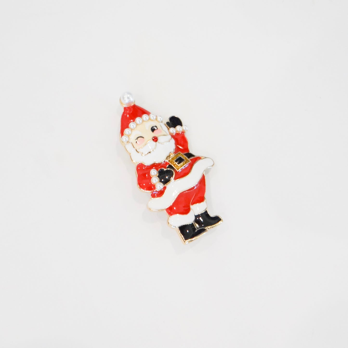 Santa Clause Enamel Broach