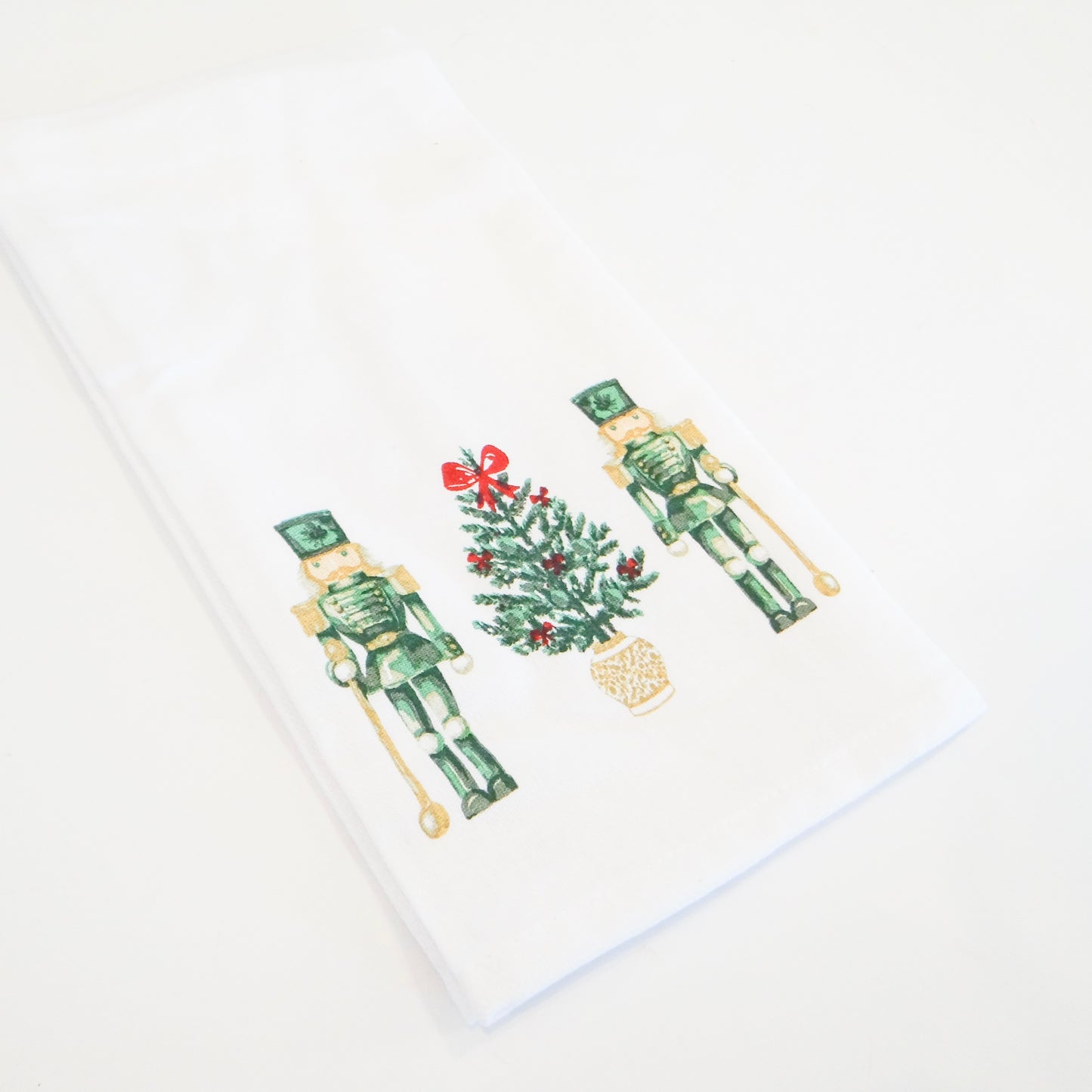 Watercolor Nutcracker Trio Hand Towel