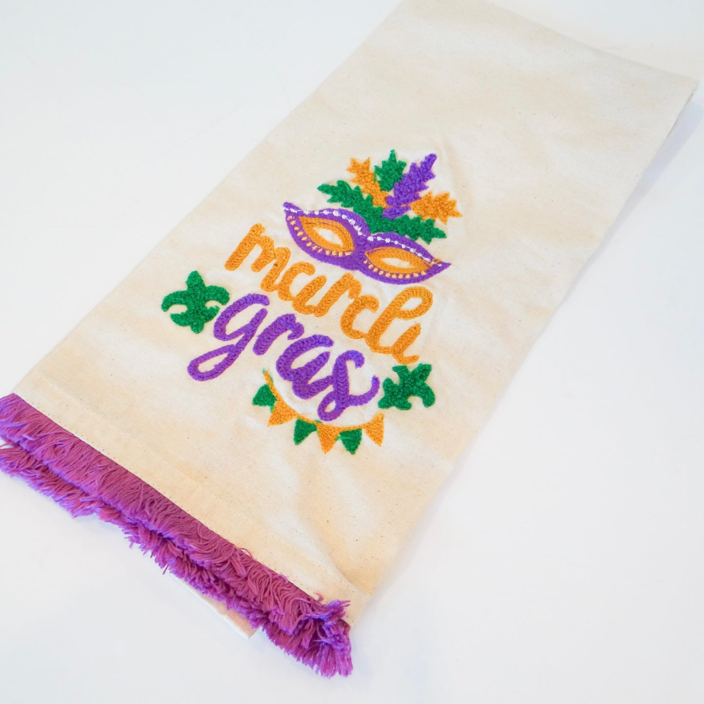Etta Mardi Gras Hand Towel