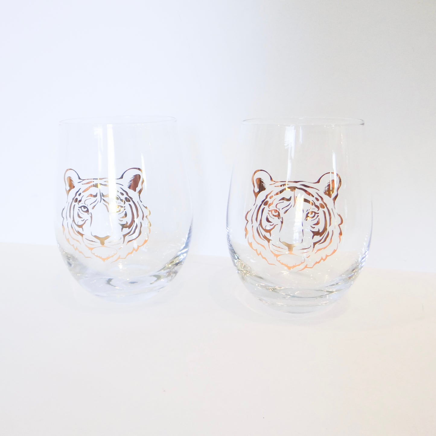 Tiger Wine Glass Set of 2