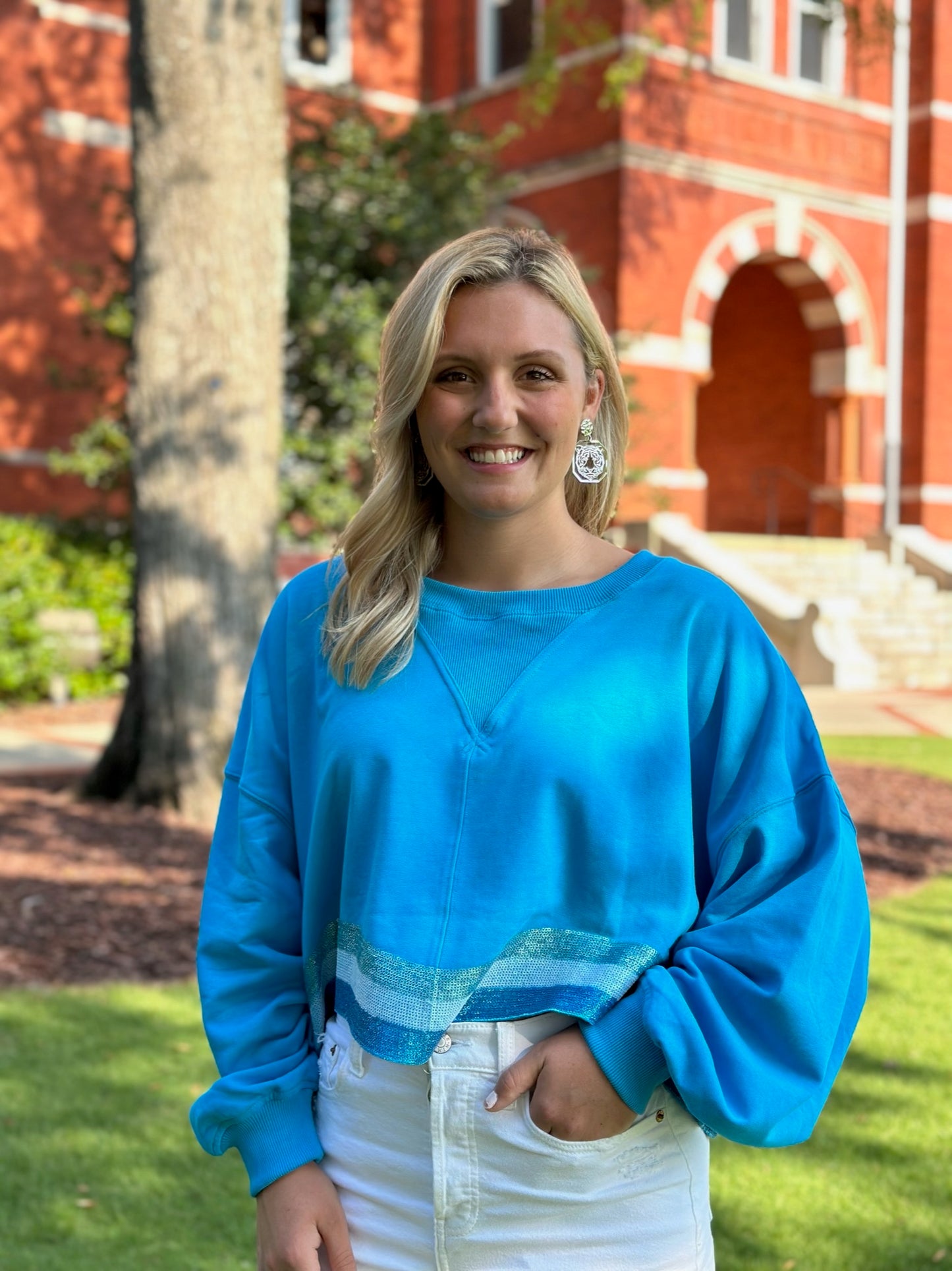 Tiger on Point Earring