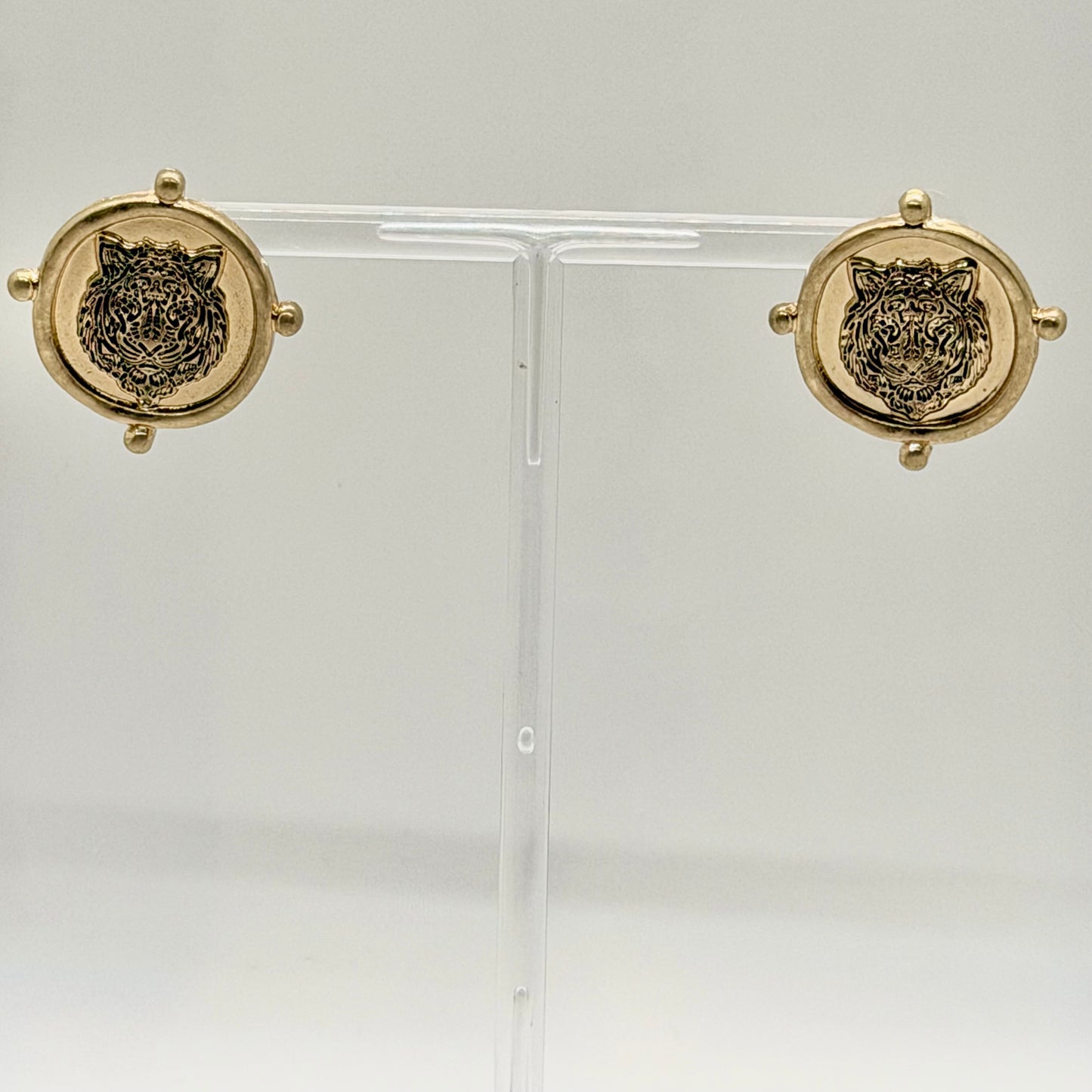 Tiger Coin Studs
