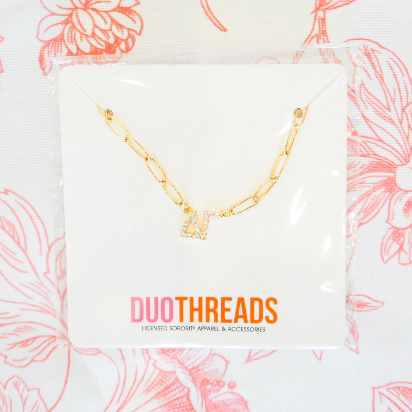 Sorority Rhinestone Necklace