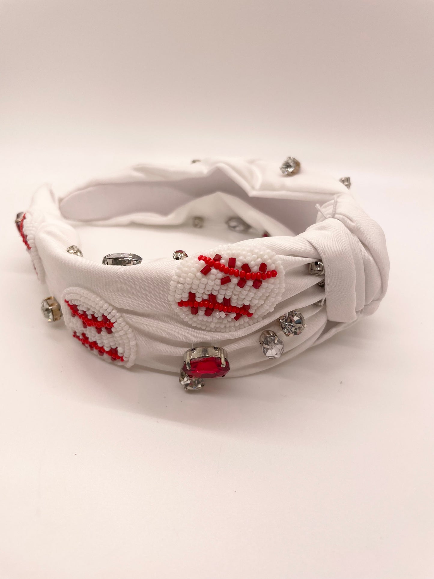 Baseball Beaded Headband