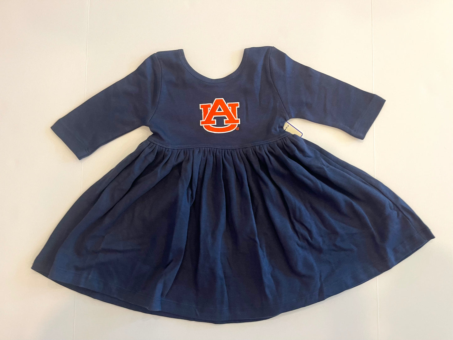 Girl's Navy Auburn Spin Dress