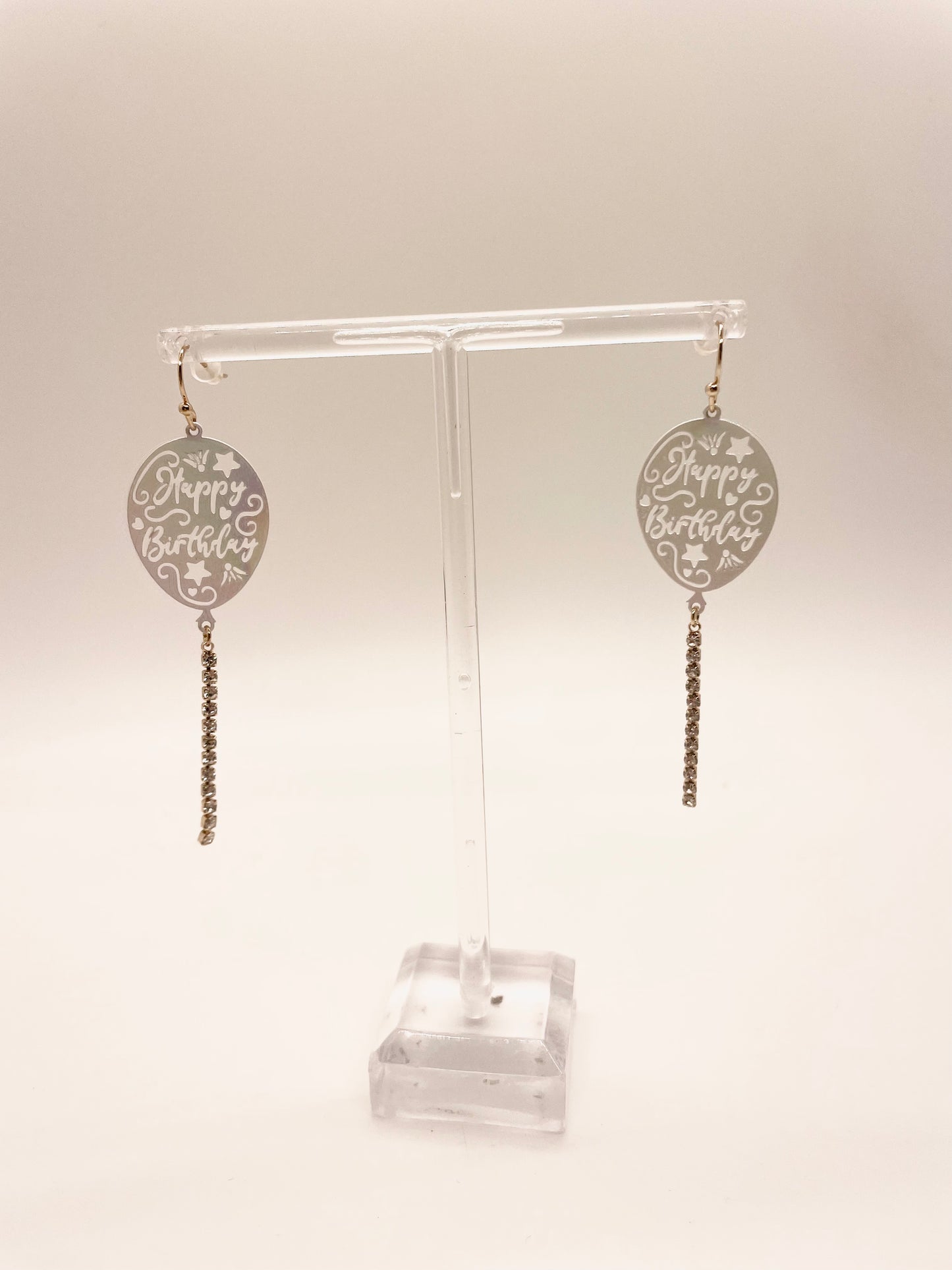 Happy Birthday Balloon Earrings