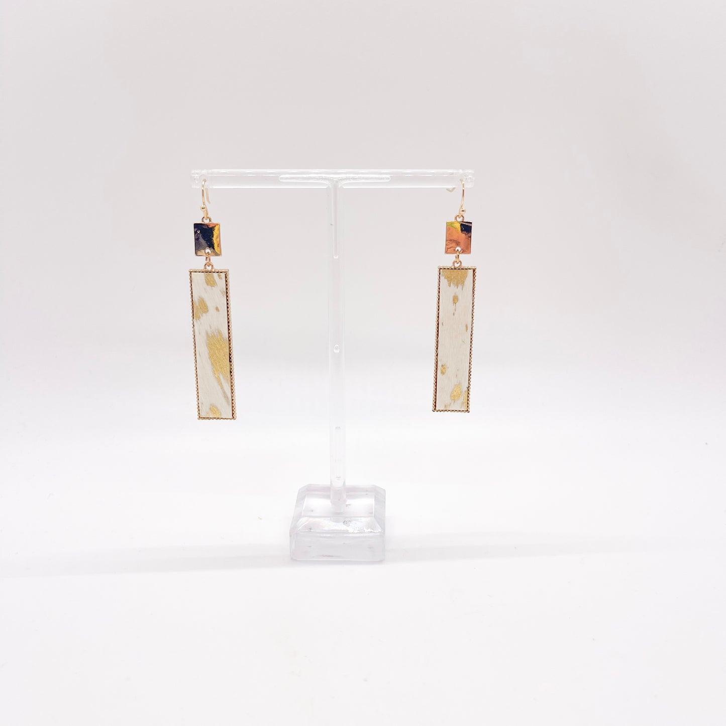 Cowhide Dangle Earrings